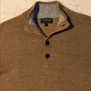 Express button up sweater